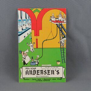 Vintage Postcard - Andersen's Restaurant Santa Barbara - Kolor View Press